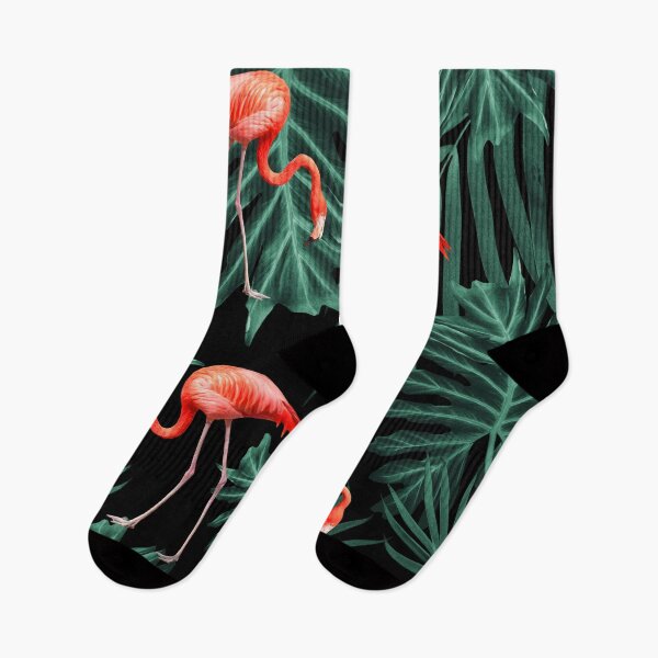 Item preview, Summer Flamingo Jungle Night Vibes #2 #tropical #decor #art  designed and sold by Anita's & Bella's Art.