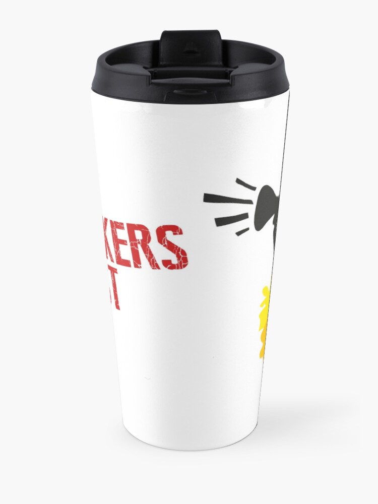 Alternate view of Large Logo Megaphone Travel Mug
