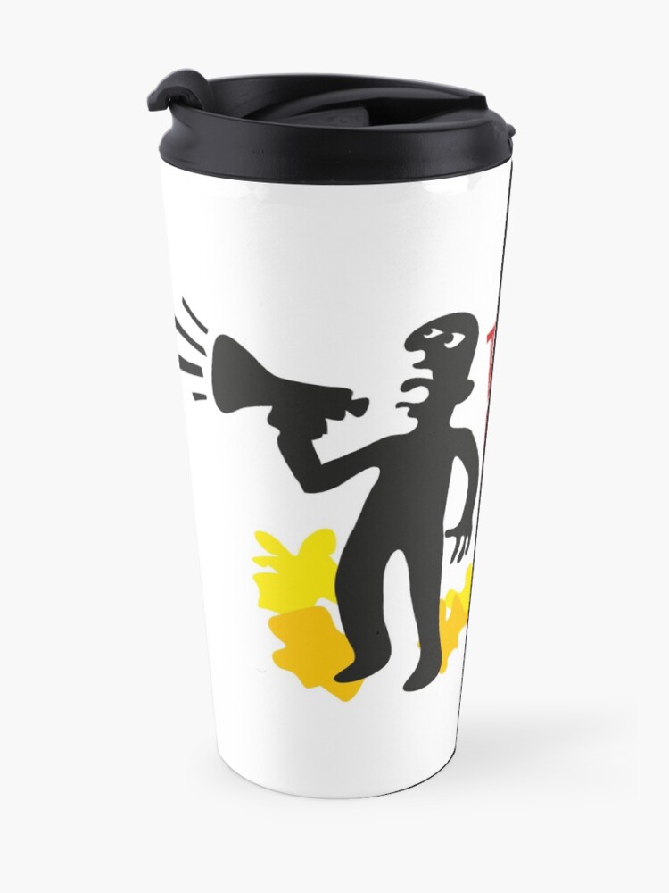 Alternate view of Large Logo Megaphone Travel Mug