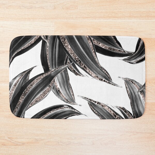 Item preview, Tropical Leaves with Rose Gold Glam #1 (Photo of Glitter Only - Not Reflective) designed and sold by Anita's & Bella's Art.