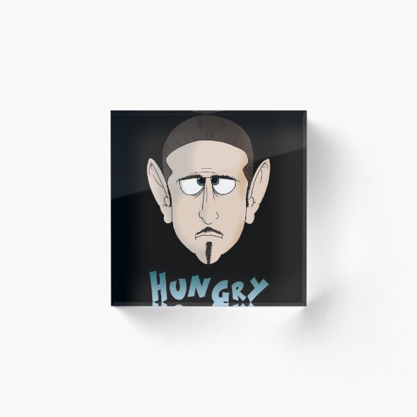 Hungry emotion face Acrylic Block