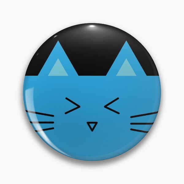 Item preview, Fluffy Blue Cat designed and sold by WEIRDglow.