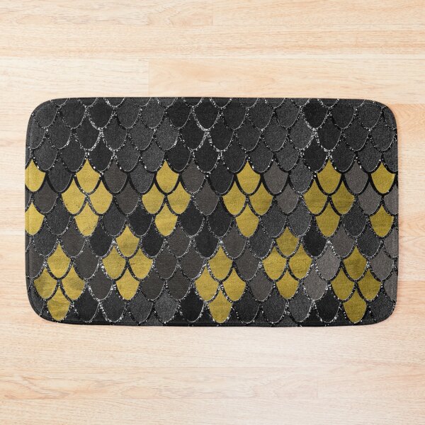 Item preview, Mermaid Scales Black Gold Glam #1 (Photo of Glitter Only - Not Reflective) designed and sold by Anita's & Bella's Art.
