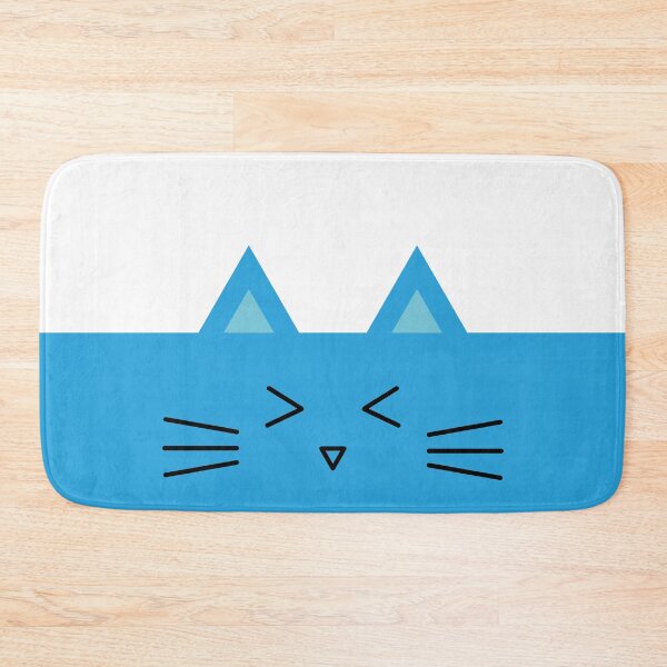 Item preview, Fluffy Blue Cat designed and sold by WEIRDglow.