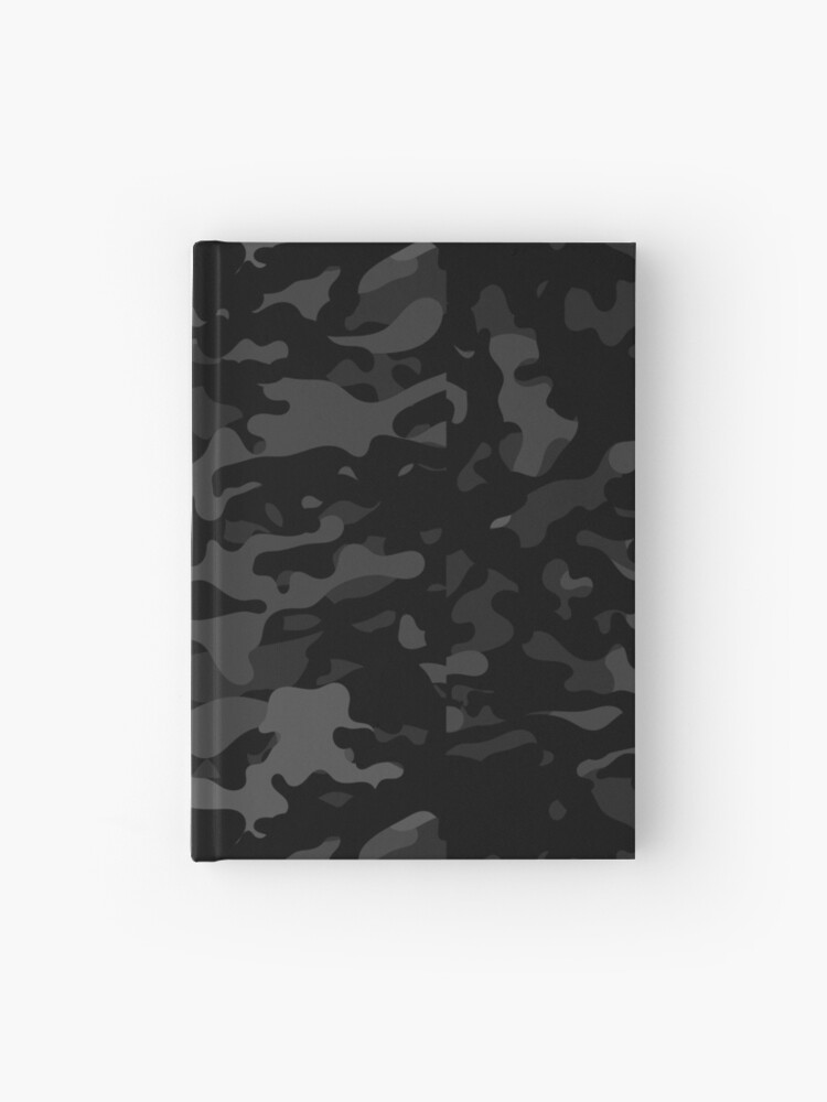 Camouflage Pattern Cool Army Midnight Camo Print Grey & Black