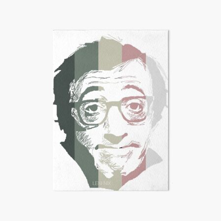Artikel-Vorschau von Woody Allen in Streifen, designt und verkauft von burrotees.