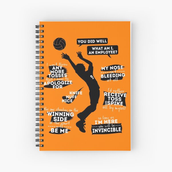 Kageyama Tobio Quotes Spiral Notebook