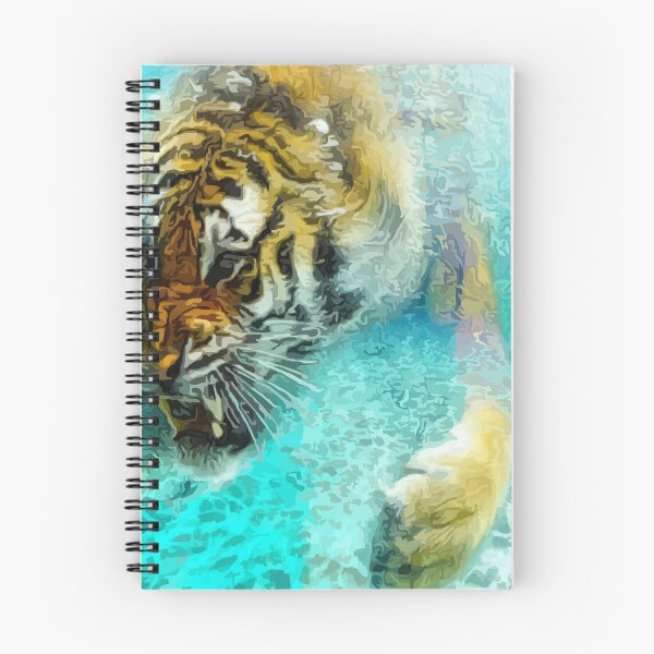 Item preview, A aggressive tiger in water designed and sold by Dipanjan20.