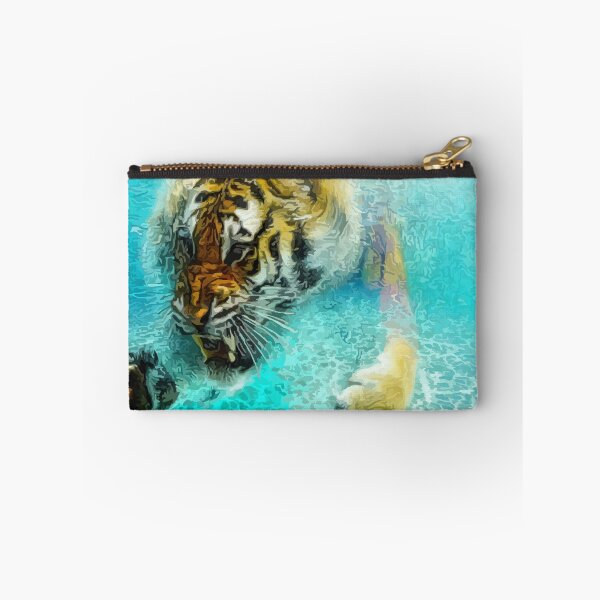 Item preview, A aggressive tiger in water designed and sold by Dipanjan20.