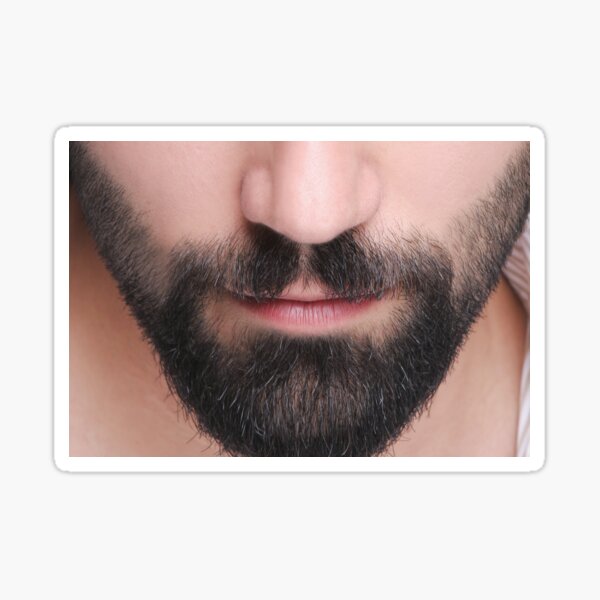 Item preview, Male Face With Beard Close Up designed and sold by Dator.
