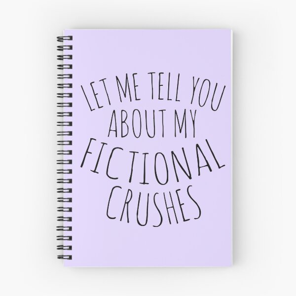 Item preview, let me tell you about my fictional crushes #1 designed and sold by FandomizedRose.