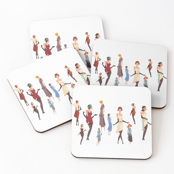 Item preview, Gatsby Girls Sticker Set designed and sold by ItsNikkiArts.