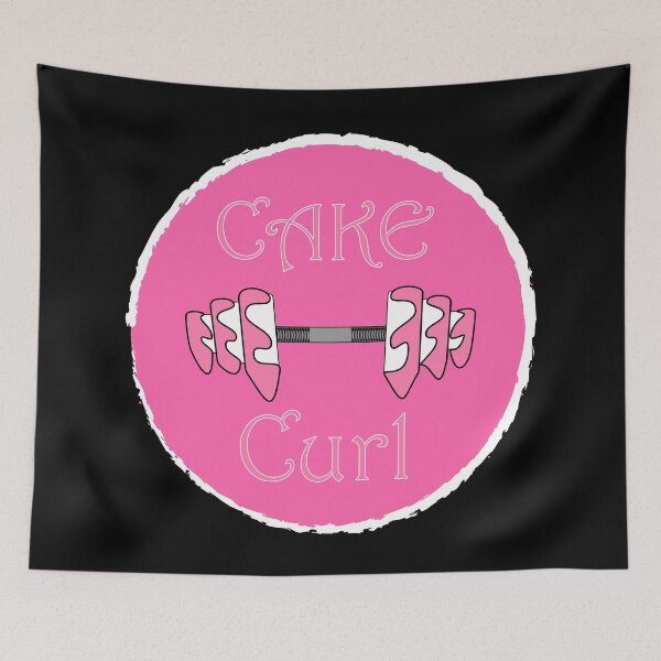 Item preview, Cake curl badge funny design by Justin Cobb designed and sold by Justin Cobb.