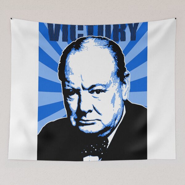 Artikelvorschau, Churchill Victory - Blau entworfen und verkauft von Gary Hogben.