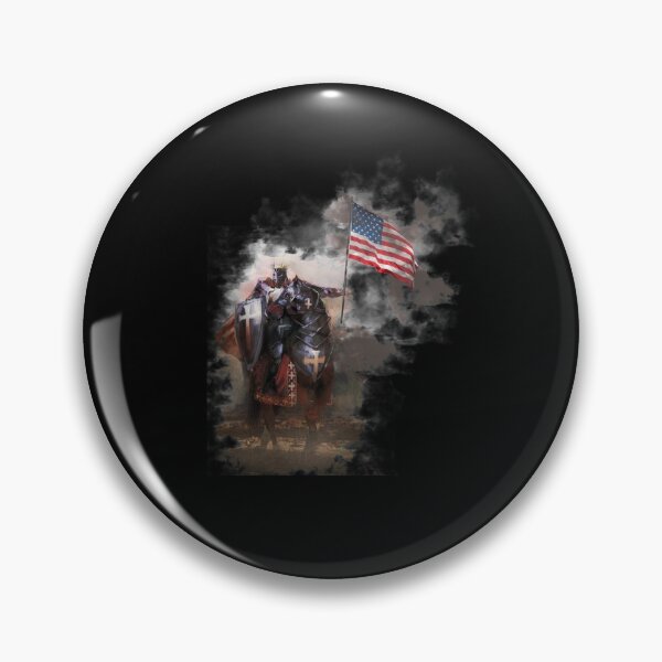 Item preview,  Templar on Horse Cross Seal Distressed Medieval Warrior Sword Knights Templar Deus Vult designed and sold by TopTeeShop.