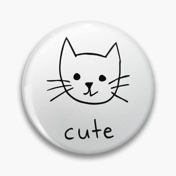 Item preview, Black and white cute cat designed and sold by primasart.
