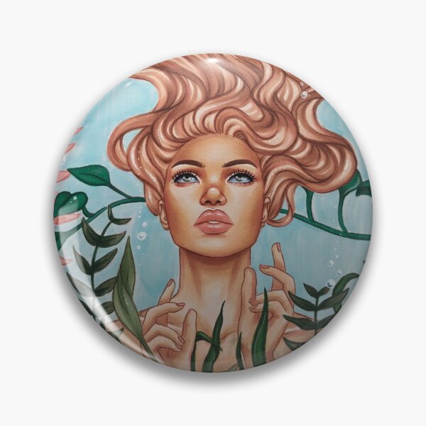 Item preview, Underwater girl - copicmarker drawing designed and sold by emmiedrawss.