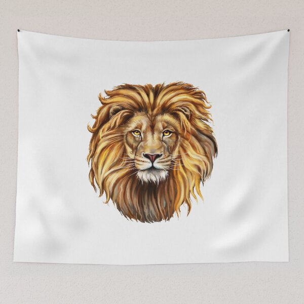 Item preview, Lion face designed and sold by ZEDSOU ⭐⭐⭐⭐⭐.