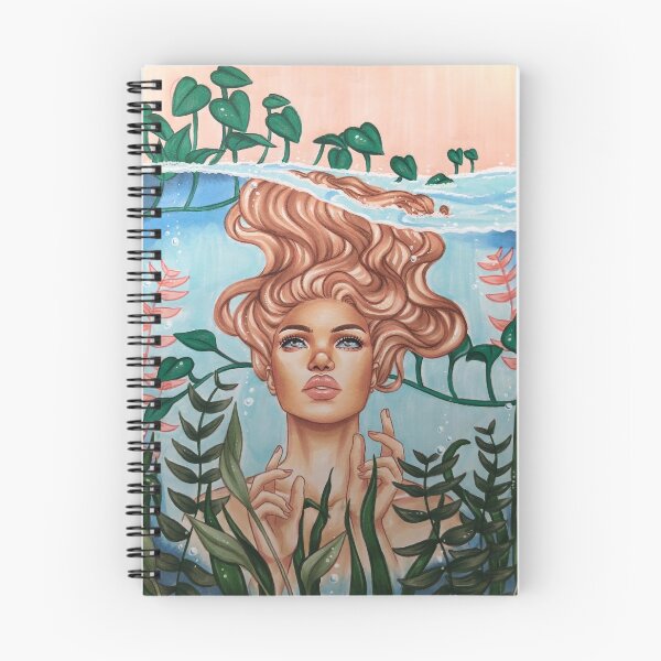 Item preview, Underwater girl - copicmarker drawing designed and sold by emmiedrawss.