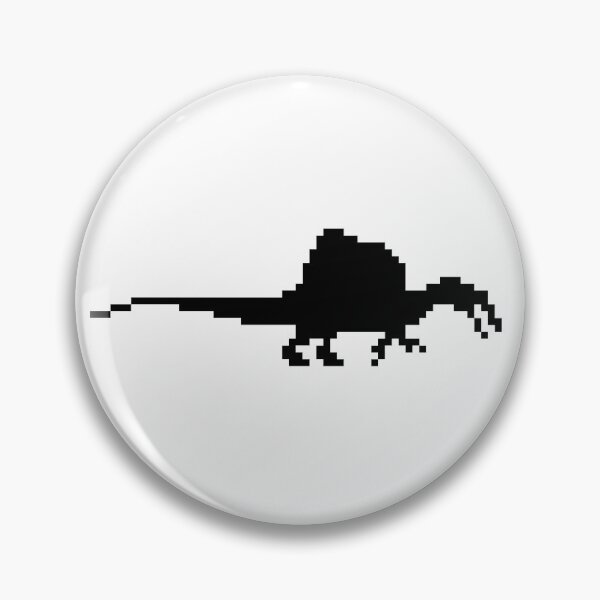 Item preview, 8-bit spinosaurus Black designed and sold by Arc1.