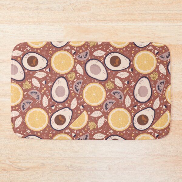 Item preview, Avocado And Lemon Seamless Pattern designed and sold by Simplulina.