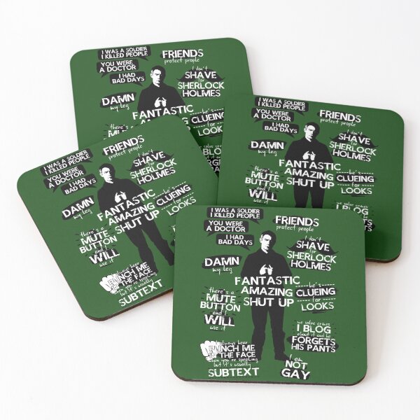 Item preview, John Watson Quotes designed and sold by ZeroKara.