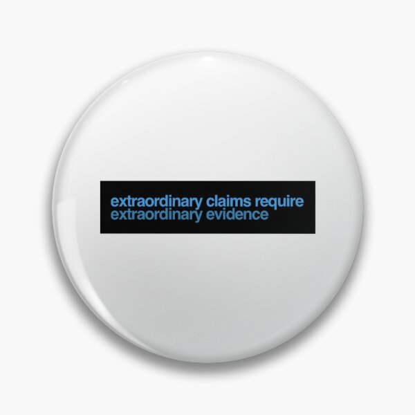 Item preview, extraordinary claims require extraordinary evidence (ECREE) designed and sold by weavernap.
