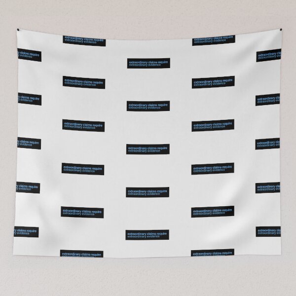 Item preview, extraordinary claims require extraordinary evidence (ECREE) designed and sold by weavernap.