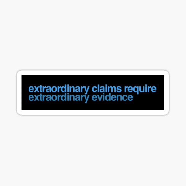 Aperçu de l'œuvre les réclamations extraordinaires nécessitent des preuves extraordinaires (ECREE) créée et vendue par weavernap.