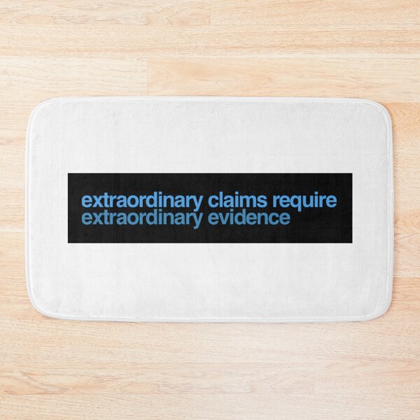 Item preview, extraordinary claims require extraordinary evidence (ECREE) designed and sold by weavernap.