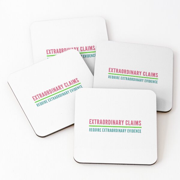 Item preview, Extraordinary claims require extraordinary evidence (ECREE) designed and sold by weavernap.