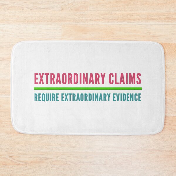 Item preview, Extraordinary claims require extraordinary evidence (ECREE) designed and sold by weavernap.