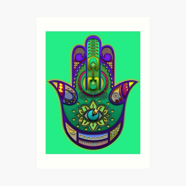 Khamsa Art Prints | Redbubble