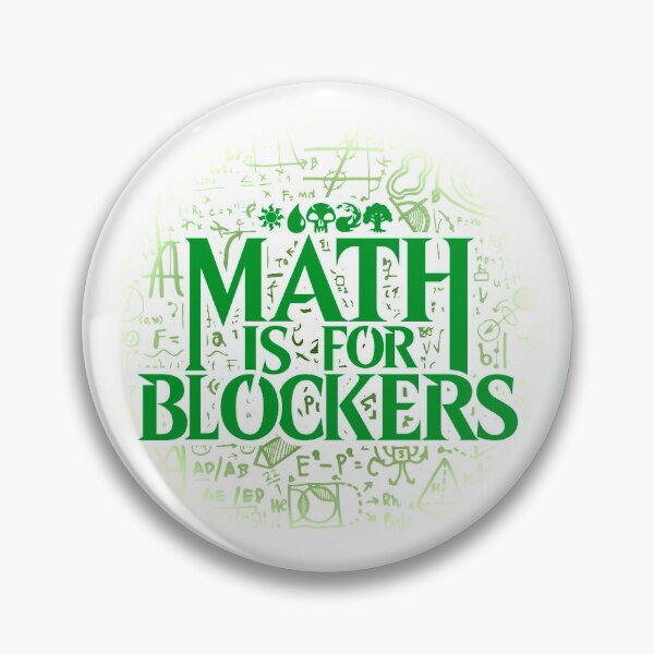Item preview, Math is for Blockers - Forest Edition designed and sold by pixxel8.