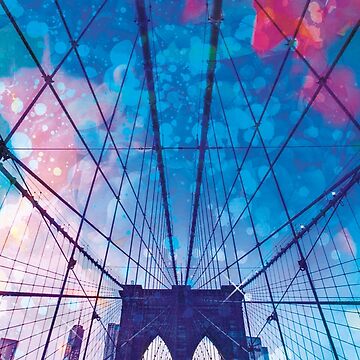 Vorschaubild zum Design 01 Brooklyn Bridge Poster Pop-Art - Margarita Art von Margarita-Art
