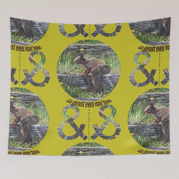 Item preview, Ga gerust even voor (geel) designed and sold by CamphuijsenArt.