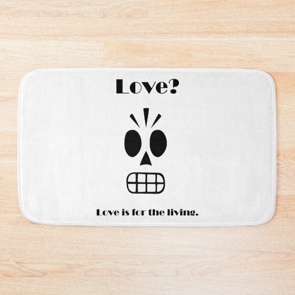 Item preview, Manuel Manny Calavera - Love is for the living... (Grim Fandango) - Clothing, gadgets & face masks designed and sold by spegnilcomputer.