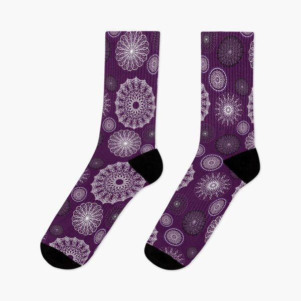 Item preview, Intricate Lace Pattern with Purple background designed and sold by SueSakpal.