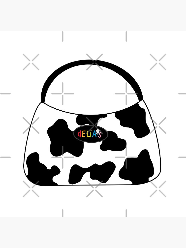 Fashion delias cow print purse