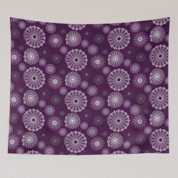 Item preview, Intricate Lace Pattern with Purple background designed and sold by SueSakpal.