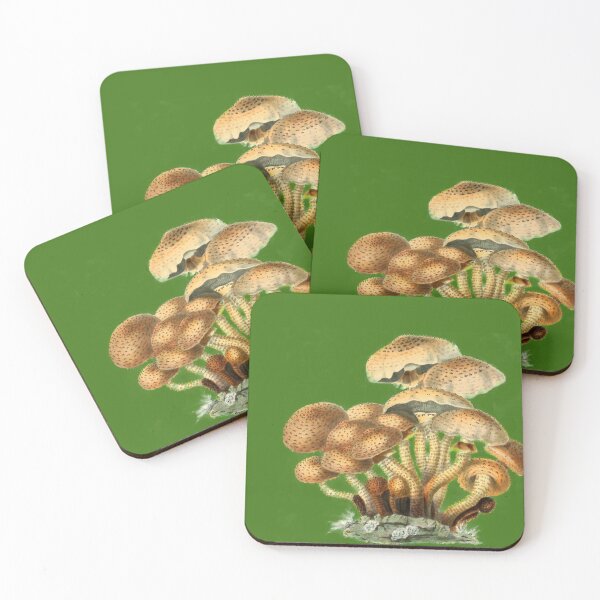 Item preview, Shaggy Scaly Cap Mushroom Vintage Mycology Painting designed and sold by MoPaws.