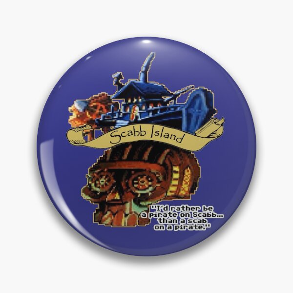 Item preview, Visit Scabb Island (Monkey Island) - Clothing, gadgets & face masks designed and sold by spegnilcomputer.