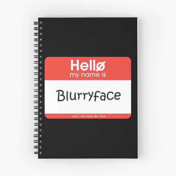Item preview, Blurryface nametag designed and sold by Hannah Marland.