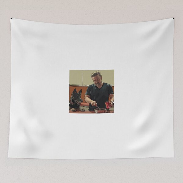 Item preview, Tony and Brandy from After Life by Ricky Gervais designed and sold by Sinead Ashcroft.