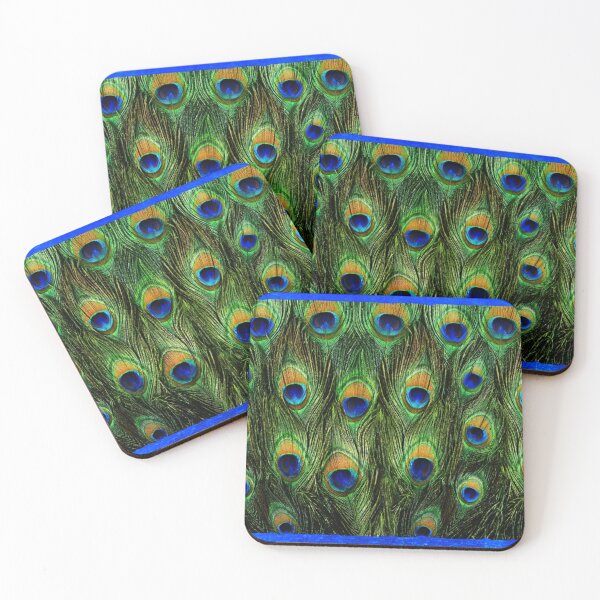 Item preview, Peacock Feathers and Indigo Velvet designed and sold by MeganSteer.