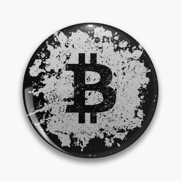 Item preview, Bitcoin Logo Destressed Look I Cool Splash BTC Retro Design designed and sold by Amazing Designs.