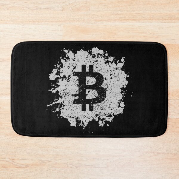 Item preview, Bitcoin Logo Destressed Look I Cool Splash BTC Retro Design designed and sold by Amazing Designs.