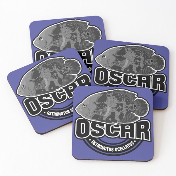 Item preview, Oscar Cichlid - Astronotus ocellatus - Tropical Aquarium Fish b/w designed and sold by TheAplus.