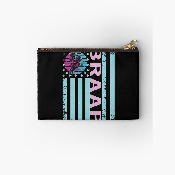 Item preview, Braap Vintage USA American Flag Dirtbike Motocross designed and sold by funnierthanthou.