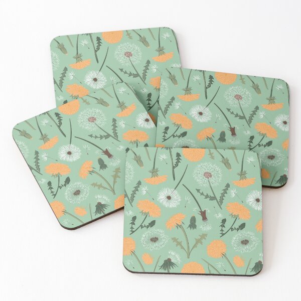 Item preview, Orange & Teal Dandelions designed and sold by StudioPosies.